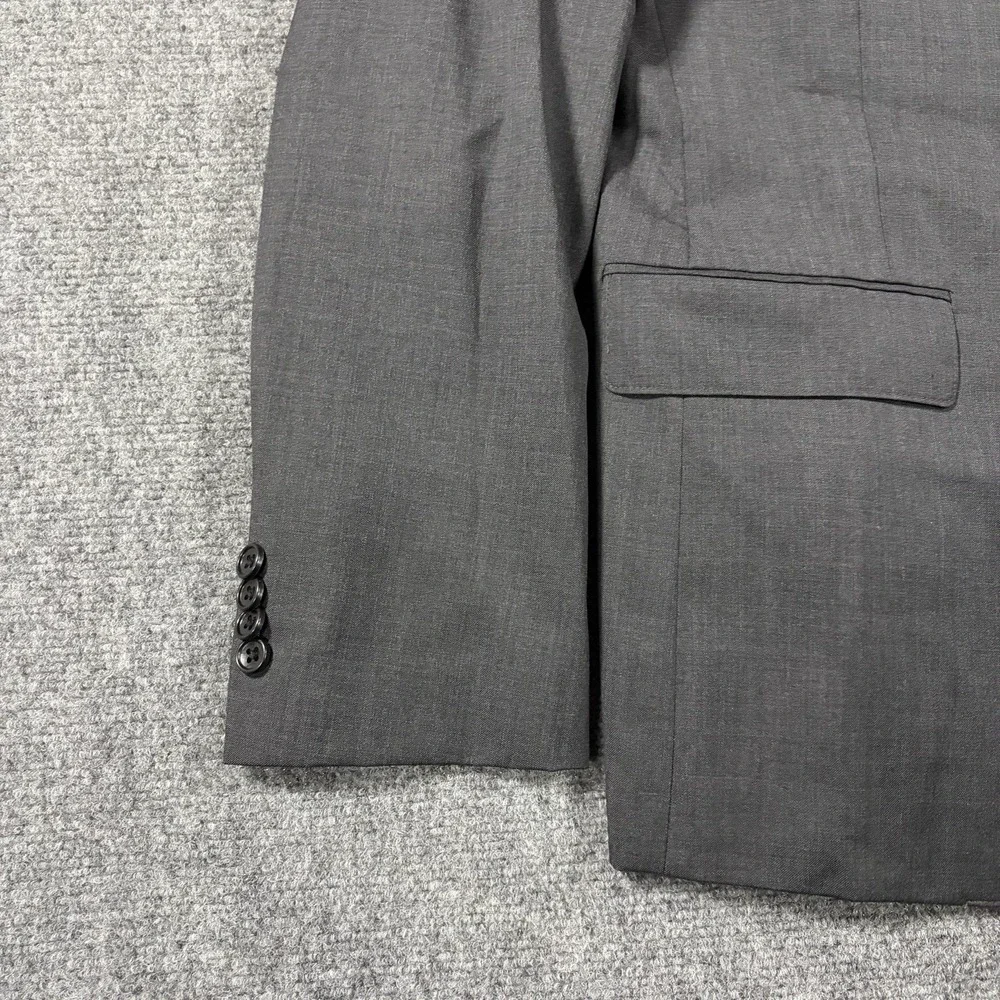 Bonobos Blazer Mens 38R Dark Gray Worsted Wool Blend Sports Coat Standard Fit